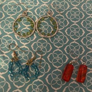 Custom Made Colorful Earrings